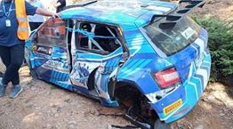 ΕΚΟ Ράλλυ Ακρόπολις 2024: Μεγάλη ζημιά στο αυτοκίνητο του Λάμπρου Αθανασούλα