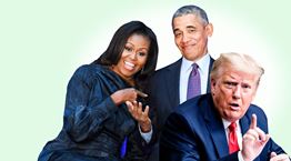 Η κωμική σειρά των Obamas για το χάος της κυβέρνησης Trump