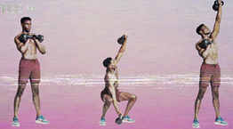 Τα kettlebells αρκούν για να γυμνάσεις μέση, πόδια και δικέφαλους