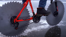 Το icycycle είναι ένα ποδήλατο για τον πάγο