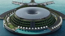 Το Κατάρ ετοιμάζει ένα τεράστιο πλωτό πολυτελές θέρετρο (video)