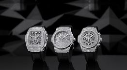 Η Hublot έντυσε με τουλάχιστον 300 διαμάντια τα νέα της μοντέλα