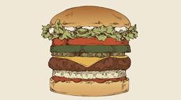 Το burger με μοσχαρίσιο κιμά είναι κλασική αξία