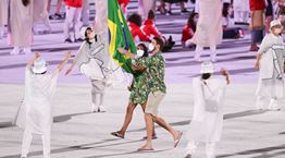 Με Havaianas στην έναρξη των Ολυμπιακών Αγώνων