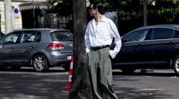 50s στυλ με παντελόνια σε ίσια και φαρδιά γραμμή