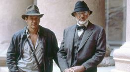 Ο Harrison Ford αποχαιρετά τον Sean Connery