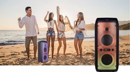 Ζήσε την απόλυτη εμπειρία beach party και karaoke με τα φορητά ηχεία της Crystal Audio