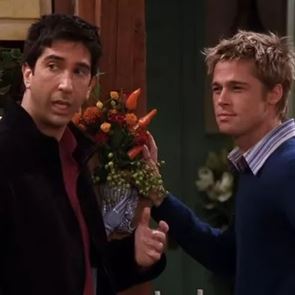 Yπάρχει ένα λάθος στο επεισόδιο του Friends με τον Brad Pitt