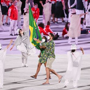 Με Havaianas στην έναρξη των Ολυμπιακών Αγώνων