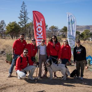 1.000 δενδρύλλια φύτεψε το φυσικό μεταλλικό νερό Βίκος στην 5η Πανελλήνια Εθελοντική Φύτευση της We4all