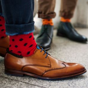 Δερμάτινα αντρικά παπούτσια με ή χωρίς κορδόνια