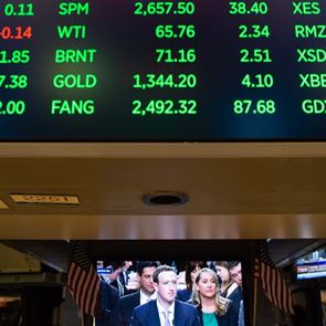 Το &lt;em>Facebook&lt;/em> και η ώρα της κρίσης στο αμερικανικό χρηματιστήριο