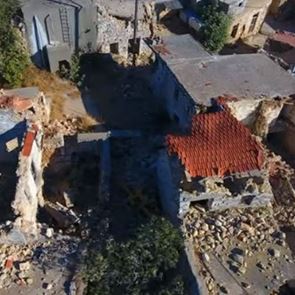Βίντεο &lt;em>drone&lt;/em> κατέγραψε την καταστροφή στην Κρήτη από το σεισμό