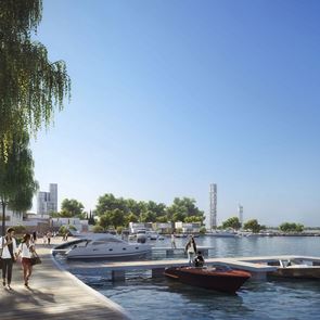 Έτσι θα μοιάζει το παράκτιο μέτωπο του Ελληνικού και η Marina Galleria