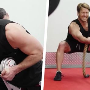 Και μόνο που είδαμε την προπόνηση του Glen Powell, κουραστήκαμε