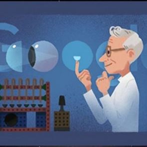 O Otto Wichterle, o εφευρέτης των φακών επαφής έγινε &lt;em>Google&lt;/em> Doodle