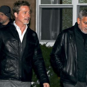 Brad Pitt και George Clooney στα παρασκήνια του Wolves