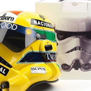 Η ιστορία πίσω από το κράνος Stormtrooper στα χρώματα του Ayrton Senna