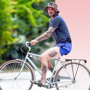 Το beach look του David <em>Beckham</em>