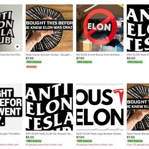 Αυτά είναι τα αυτοκόλλητα κατά του Elon Musk που έγιναν viral (εικόνες