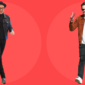 To μαύρο τζην παντελόνι συνδυάζεται με τα πάντα