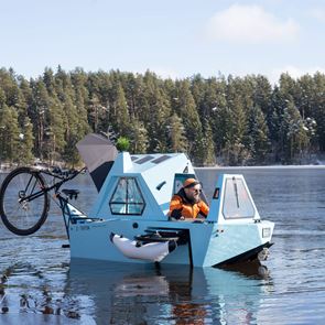 Z-Triton, το πρώτο ποδήλατο που γίνεται σκάφος