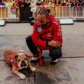 Ποιος ήταν ο Roscoe, το &quot;φιλαράκι&quot; του Lewis Hamilton που έφυγε από τη ζωή