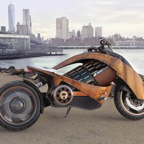 Newron EV-1: Μία ηλεκτρική, ξύλινη μοτοσυκλέτα