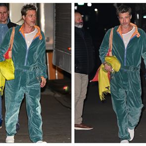 Λίγοι δείχνουν τόσο ωραίοι με ολόσωμη φόρμα, όσο ο Brad Pitt