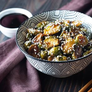 Kung Pao αλλά με λαχανάκια Βρυξελλών