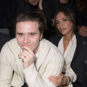 Στην πρώτη σειρά του fashion show του Dior Men