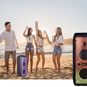 Ζήσε την απόλυτη εμπειρία beach party και karaoke με τα φορητά ηχεία της Crystal Audio