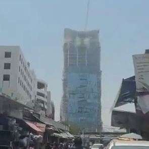 Τρομακτική στιγμή όταν καταρρέει ουρανοξύστης από τον σεισμό των 7,7 Ρίχτερ στη Μιανμάρ (video