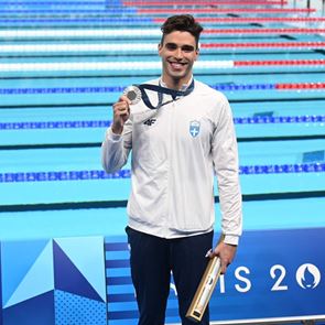 'Ασημένιος' ο Απόστολος Χρήστου στα 200μ. ύπτιο