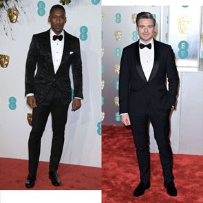 Παρέλαση από κομψά σμόκιν στο κόκκινο χαλί των BAFTAs