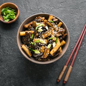 Teriyaki αλλά με μελιτζάνες