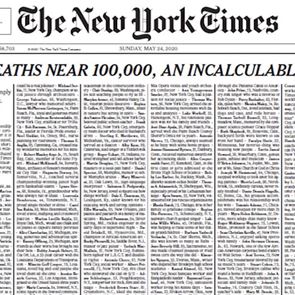 Το συγκλονιστικό πρωτοσέλιδο των New York Times