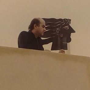 Ο Αλέκος Φασιανός με τον Γιάννη Τσαρούχη στο Παρίσι των 80s