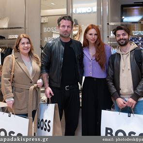 Το opening event του νέου Hugo Boss store στο Golden Hall