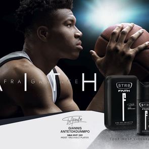 Faith by STR8, το <em>άρωμα</em> του Γιάννη Αντετοκούνμπο