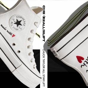 H νέα σειρά Converse είναι φτιαγμένη με αγάπη