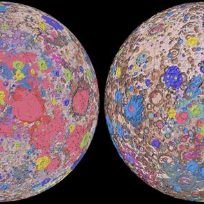 Ο πρώτος γεωλογικός χάρτης της Σελήνης είναι έργο τέχνης