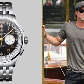 Το ρολόι του Brad Pitt είναι λες και βγήκε από τη χρυσή εποχή του Χόλιγουντ