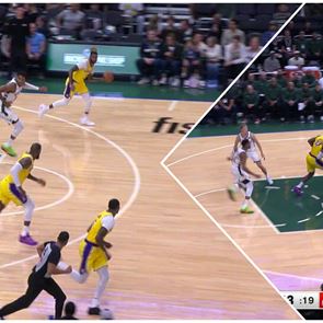 Ο Γιάννης Αντετοκούνμπο έριξε μία τάπα στον Lebron James που θα την θυμάται χρόνια (video