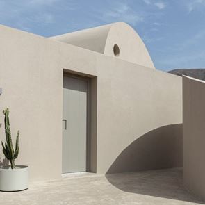 Μία κατοικία στη Σαντορίνη που εμπνέεται από το φυσικό τοπίo