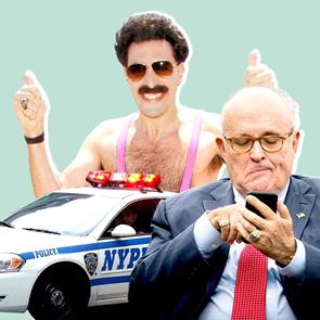 Ο Rudolf Giuliani υποψήφιος για Χρυσό Βατόμουρο για τo Borat 2