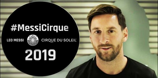 Ο Messi θα είναι ο πρωταγωνιστής της νέας παράστασης του Cirque du Soleil