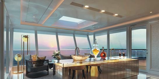 Η πιο πολυτελής σουίτα κρουαζιερόπλοιου στον πλανήτη