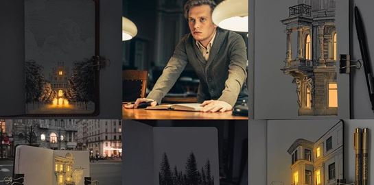 Ένας Ουκρανός καλλιτέχνης σκιτσάρει την Ακρόπολη