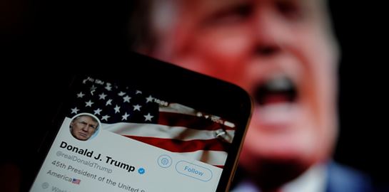 Το πρώτο tweet του Donald Trump μετά την εισβολή στο Καπιτώλιο